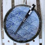 Sushi-tallrik vågor