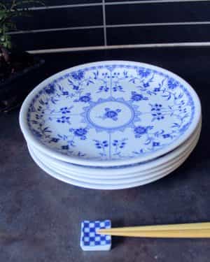 Blue Pasta Plate, 2 tallrikar - Bild 4