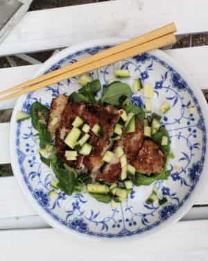 Blue Pasta Plate, 2 tallrikar - Bild 3