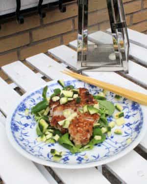 Blue Pasta Plate, 2 tallrikar