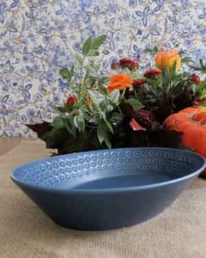 Press Flower Blue Fat