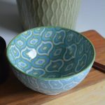 Cloisonne Rice Bowl Turkos