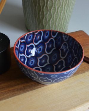 Cloisonne Ricec Bowl Blå