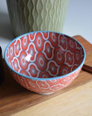 Cloisonne Roce Bowl Röd