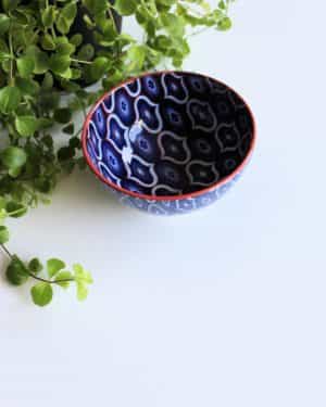 Cloisonne Rice Bowl Blå