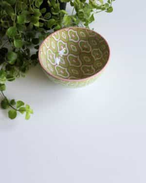Cloisonne Rice Bowl Grön