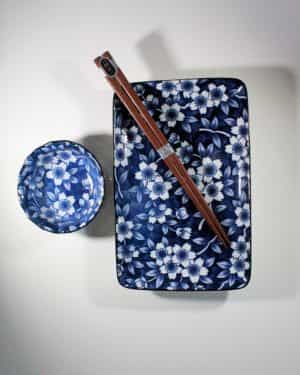 Blue Flower sushiset - Bild 2