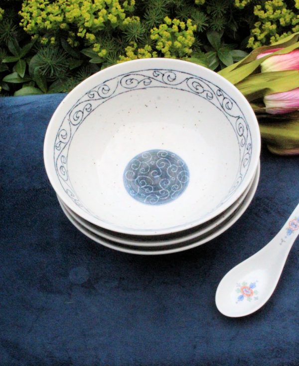 White ramen ramenskål