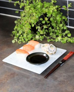 White Sushi Plate - Bild 3