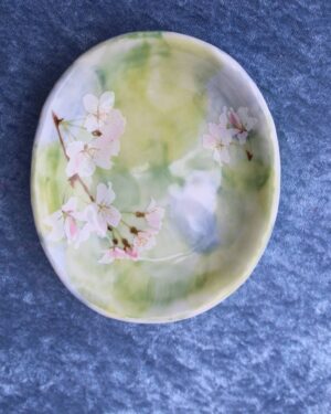 Green Sakura Plate - Bild 3