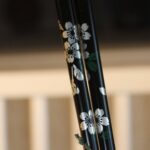 silver sakura chopstick