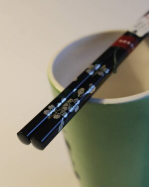 silver sakura chopstick